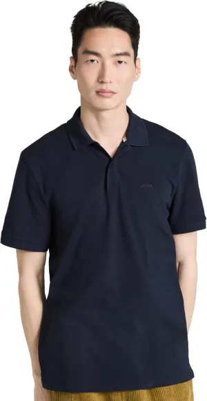 BOSS Hugo Men's Pallas Polo Shirt, Dark Blue, XL