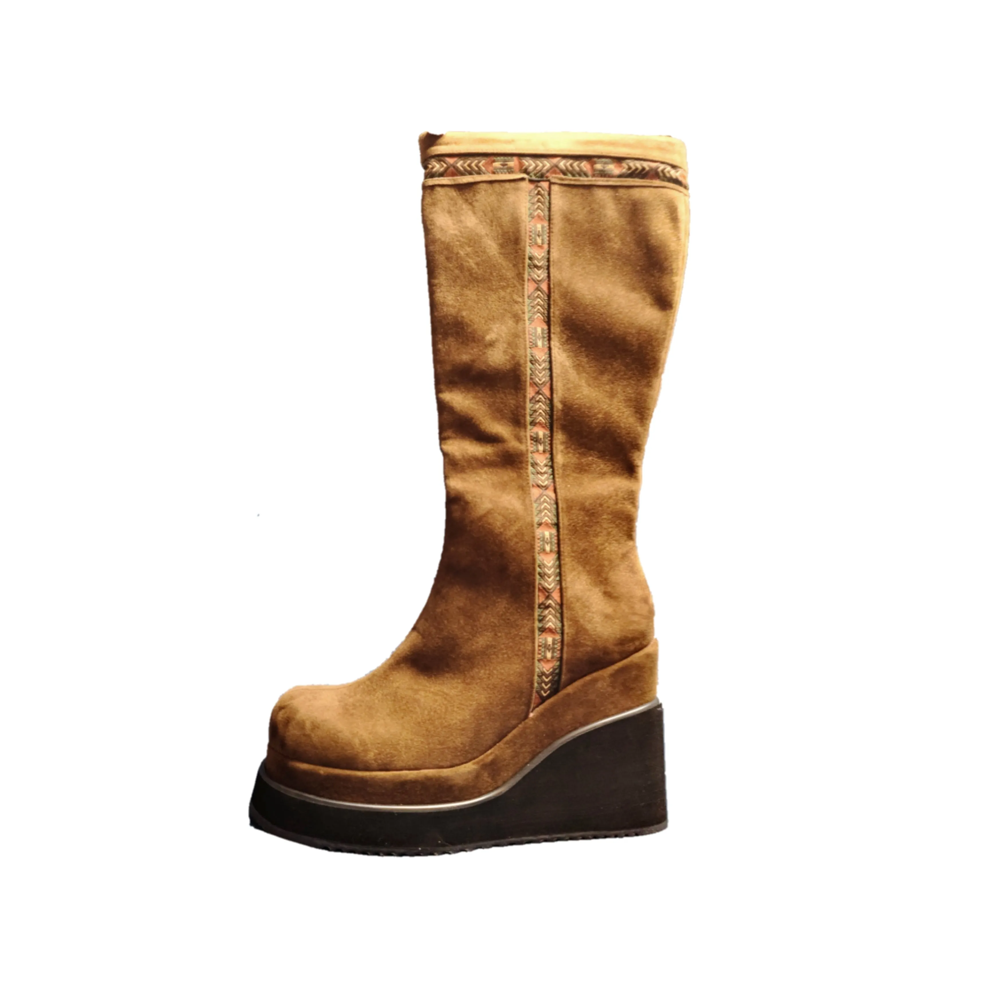 Bottes à plateformes vintage