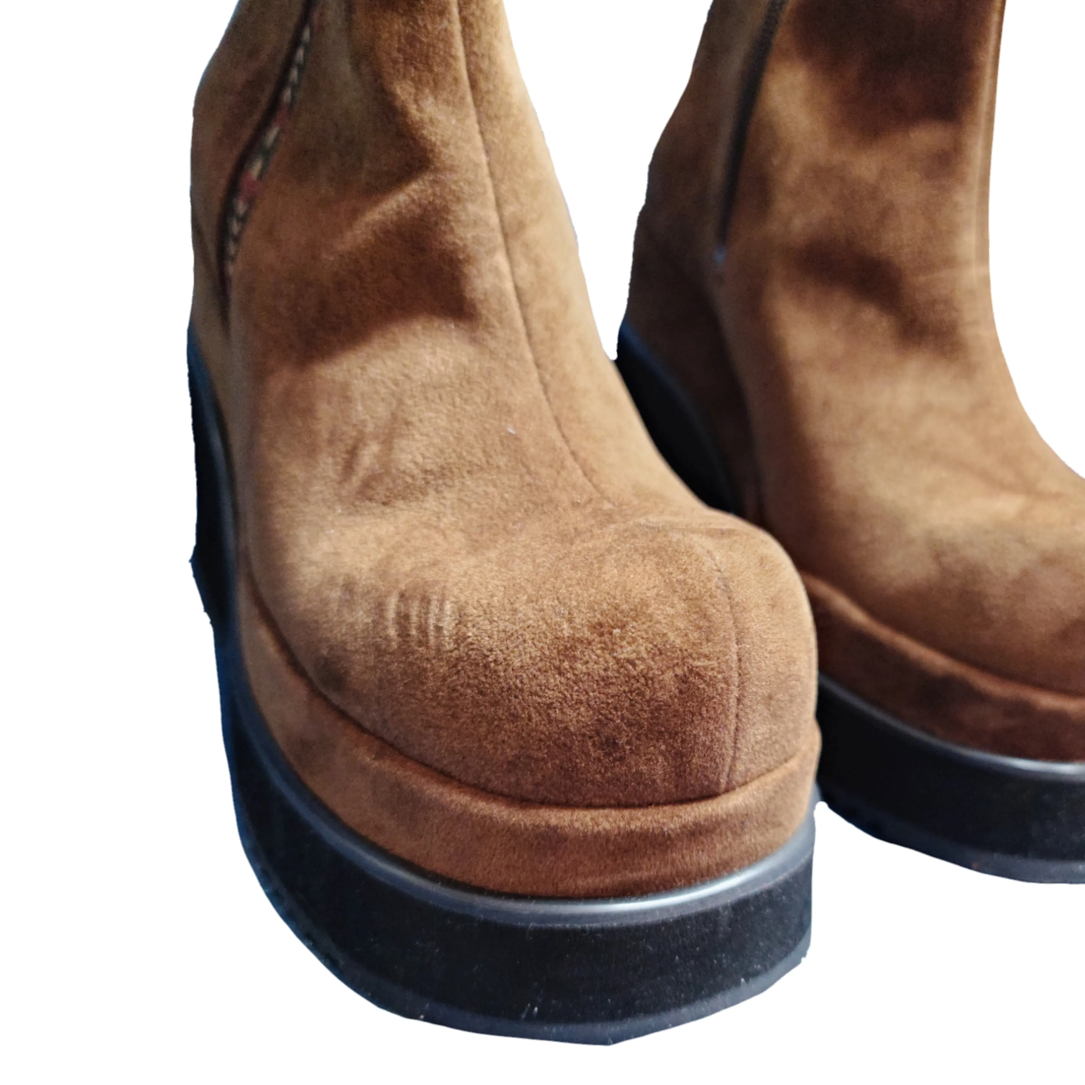 Bottes à plateformes vintage
