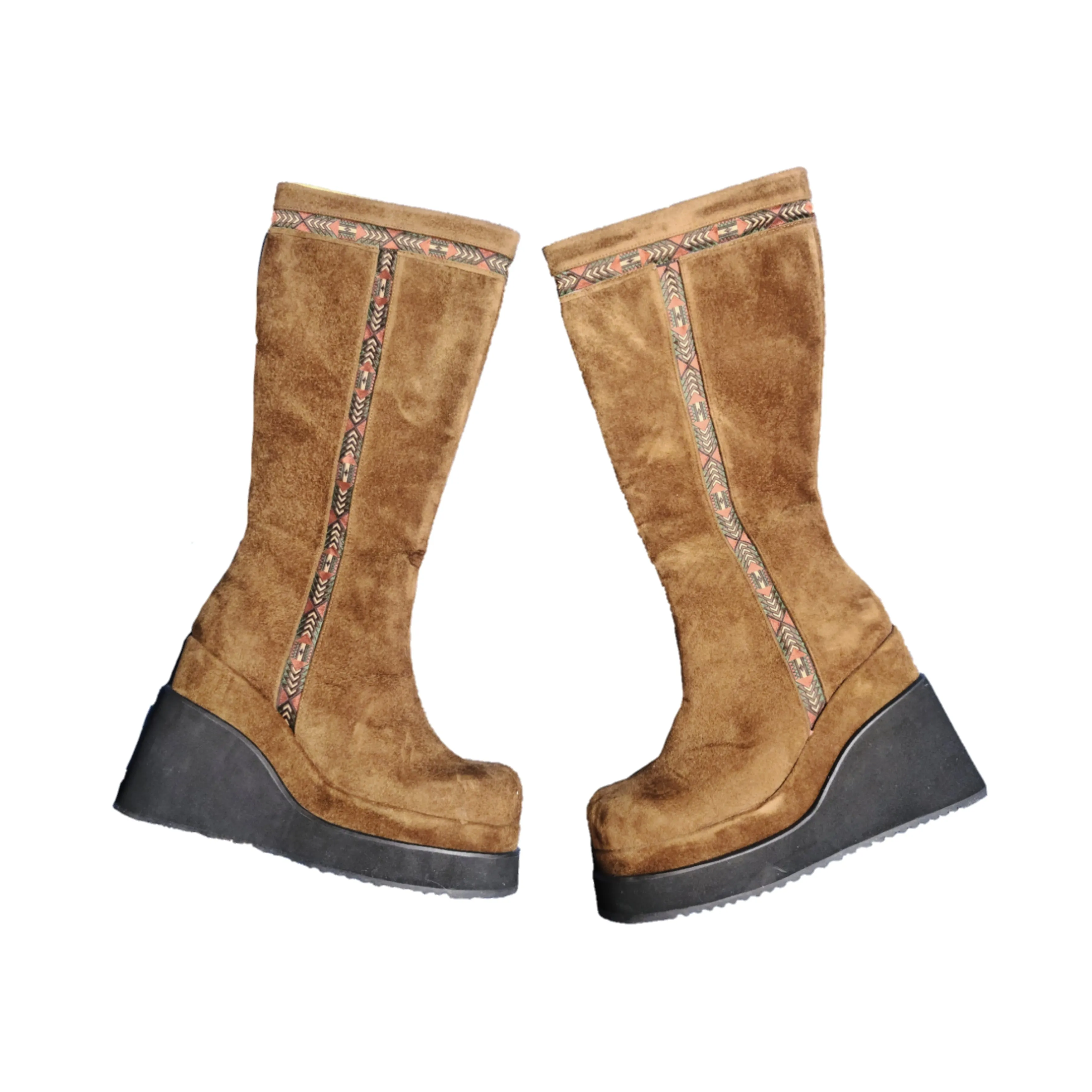 Bottes à plateformes vintage