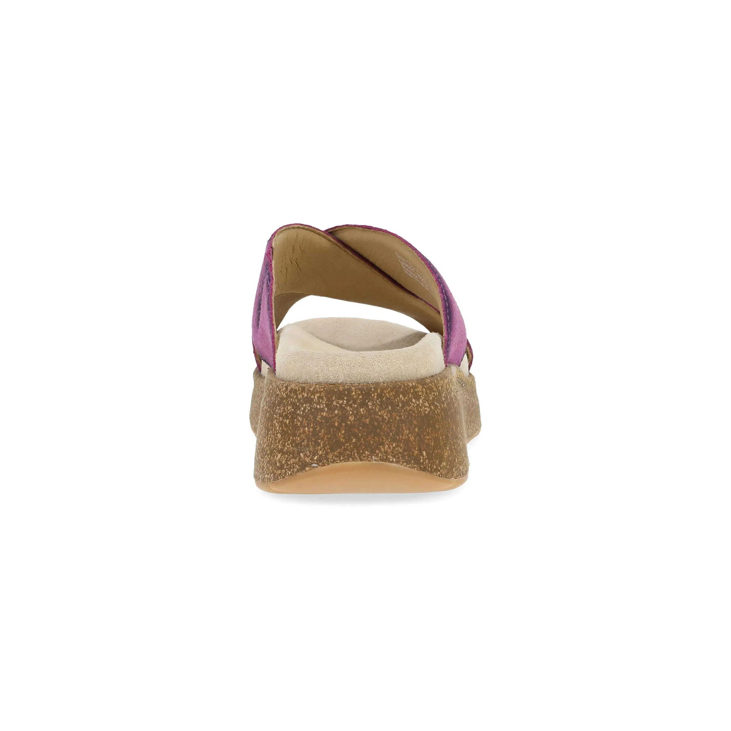 Bridget Plum Burnished Suede