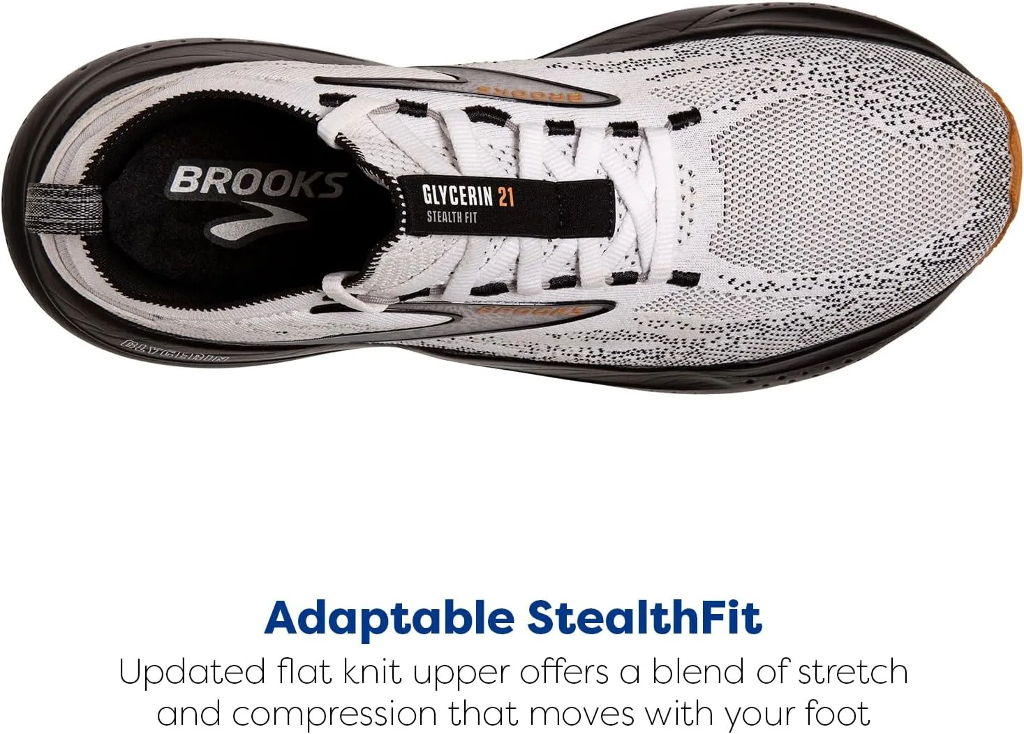 Brooks Men’s Glycerin Stealthfit 21 Neutral Running Shoe