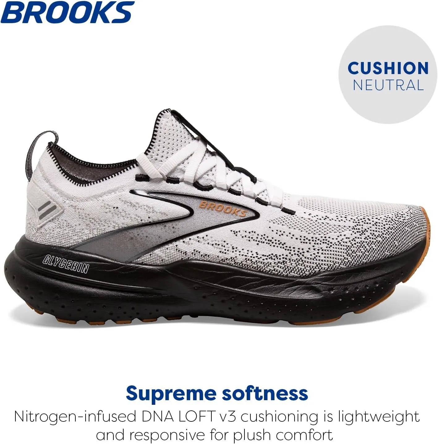 Brooks Men’s Glycerin Stealthfit 21 Neutral Running Shoe