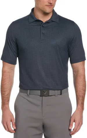 Callaway Men's Chevron Foulard Print Golf Polo, Stretch Seams, Sun Protection (Available in Big & Tall)
