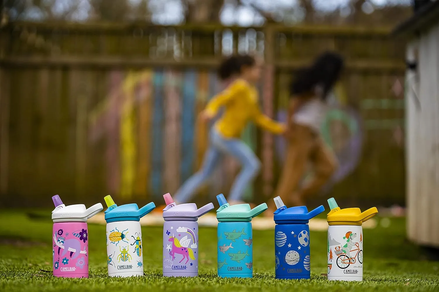 CamelBak Eddy  Kids Bite Valve Straw Insulated Stainless Steel Water Bottle 12oz