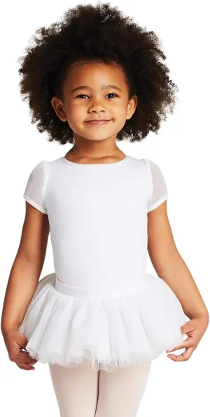 Capezio girls Puff Sleeve Keyhole Back Leotard - Girls