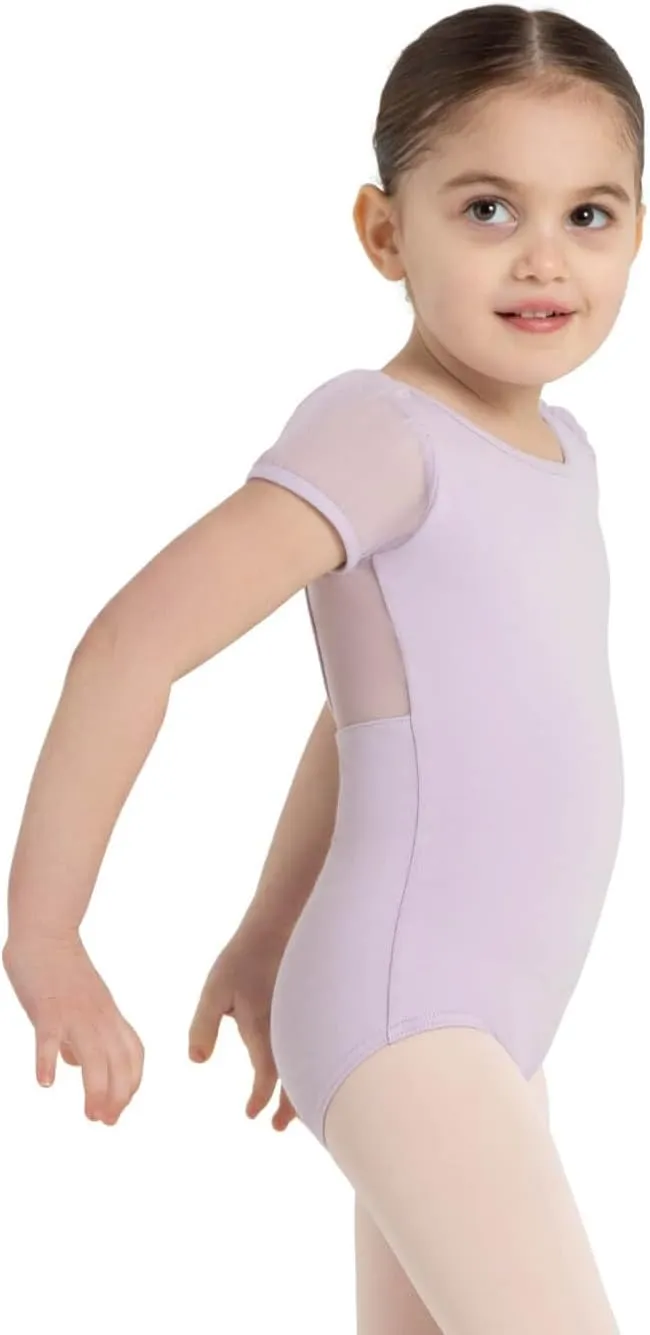 Capezio girls Puff Sleeve Keyhole Back Leotard - Girls