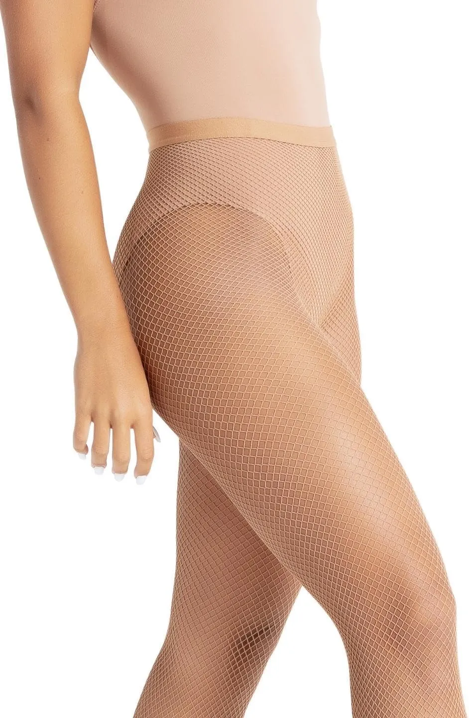Capezio Women's Studio Basics Fishnet Seamless Tight
