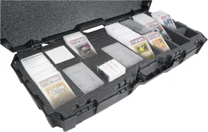 Case Club 186 Graded Card Slab Carrying Case XL- Fits PSA BGS FGS & SGC Graded Slabs - Sports & Trading Collector Storage Box for Pokemon MTG Baseball - Travel Holder for Graded Slabs Sleeves & Loose