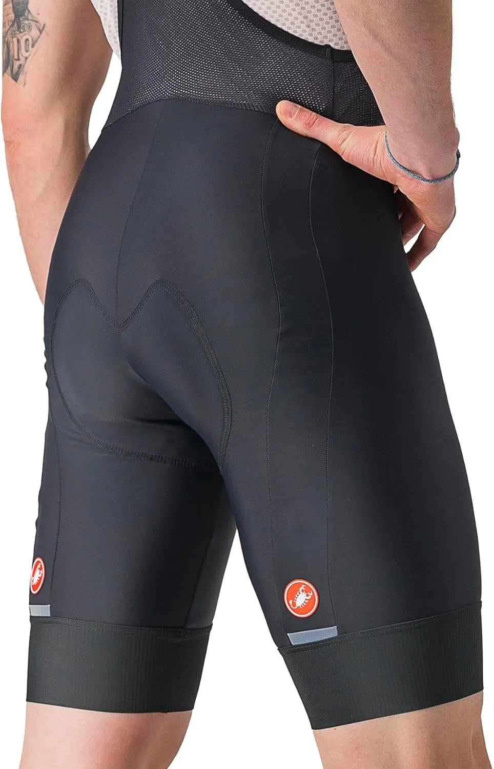 CASTELLI Men’s Entrata 2 Bibshort for Road and Gravel Biking I Cycling