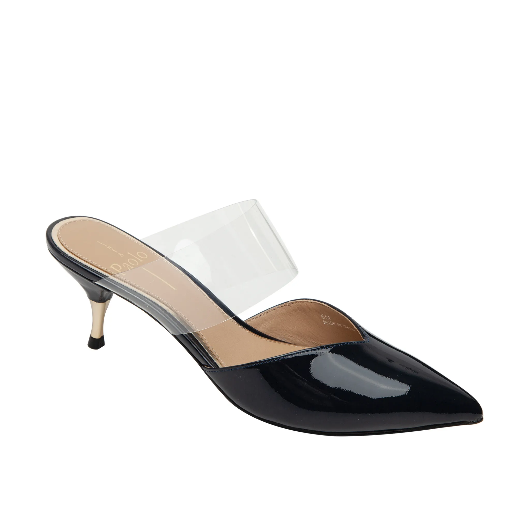 CHACE | Pointy Toe Kitten Heel Mules