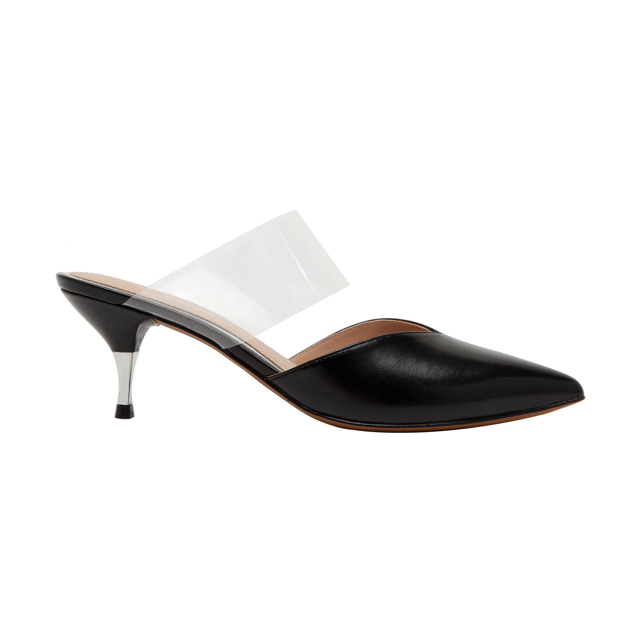 CHACE | Pointy Toe Kitten Heel Mules