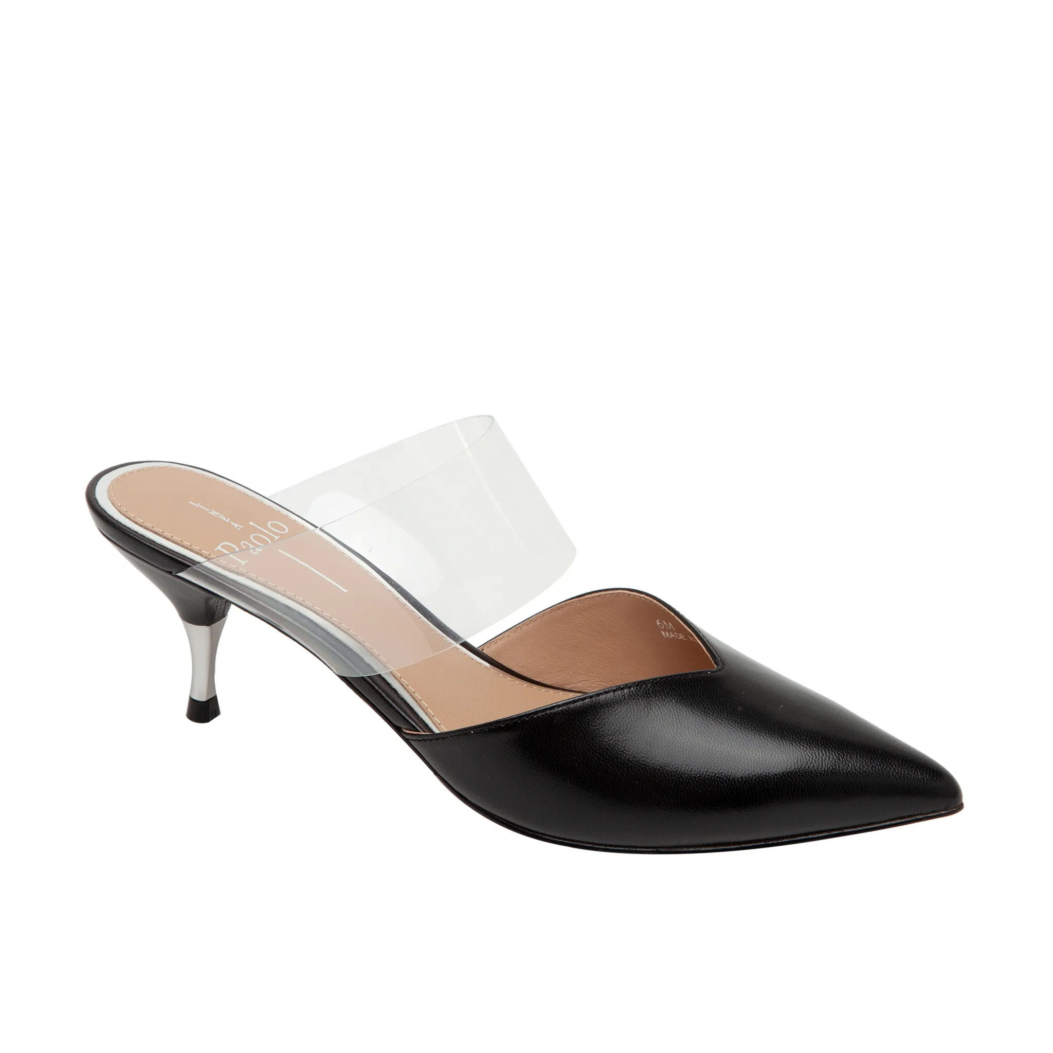 CHACE | Pointy Toe Kitten Heel Mules