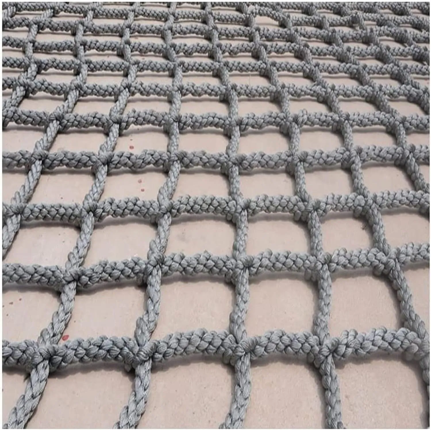 Climbing Net for Playground 0.39Inch Thick Rope Safety Fence Net Backyard Climbing Frame Net Cargo Rope Ladder Truck Trailer Fence Netting,4Mx6M(13.1FTx19.7FT)