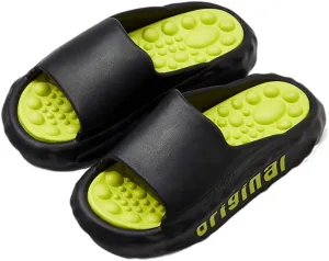 Colorful Acupressure Acupuncture Foot Massage Slippers Soft Thick Sole Indoor Outdoor Platform Sandals House Beach Essentials Flip Flop For Men and Women