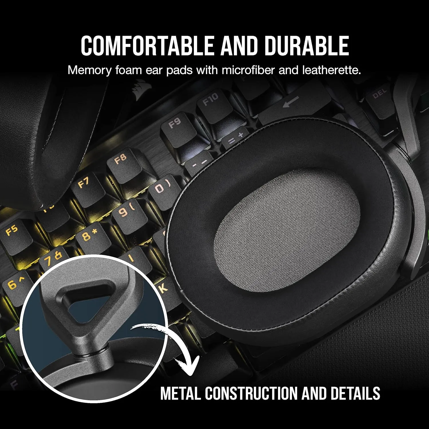CORSAIR HS65 SURROUND Multiplatform Wired Gaming Headset – Dolby Atmos – SonarWorks SoundID – iCUE Compatible – PC, Mac, PS5, PS4, Xbox, Nintendo Switch, Mobile – Carbon