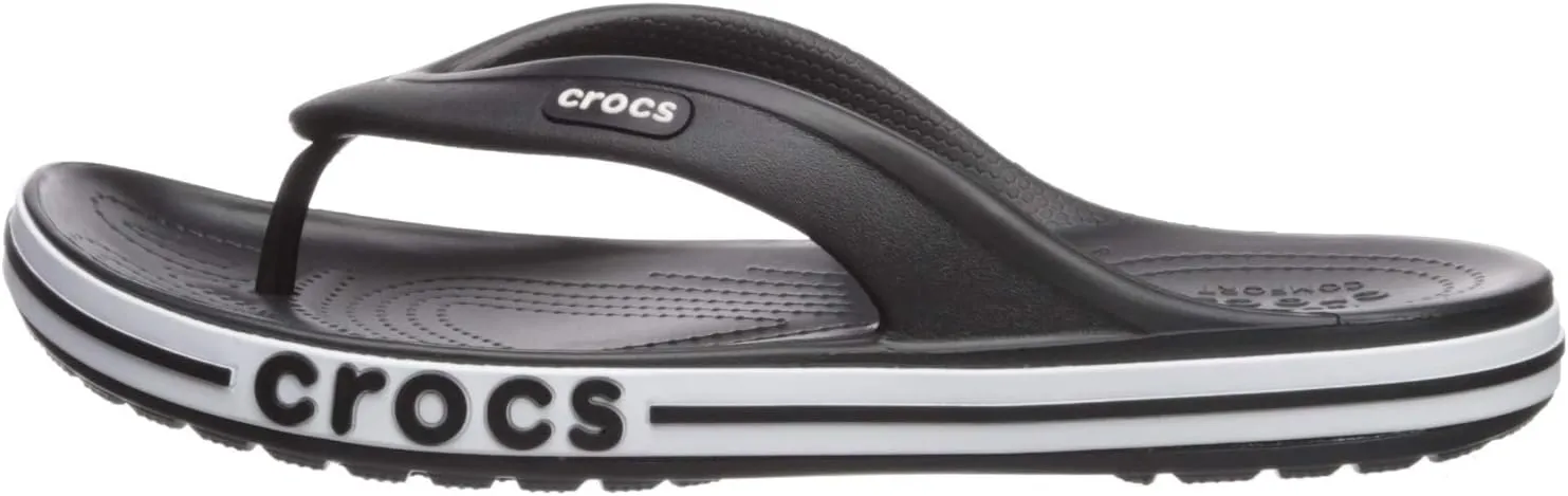 Crocs Men's and Women's Bayaband Flip Flop | Casual Flip Flops | Shower Shoes