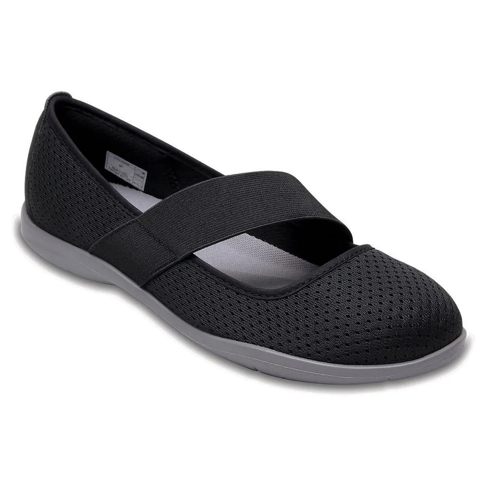 Crocs Swiftwater Black/Smoke Flats