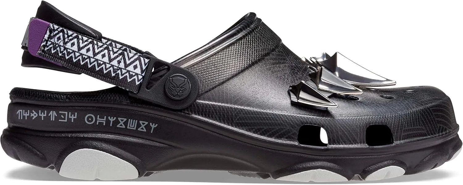 Crocs Unisex-Adult Classic All-Terrain Black Panther Clog