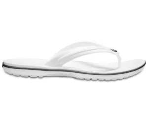 Crocs Unisex Crocband Flip Thong - White
