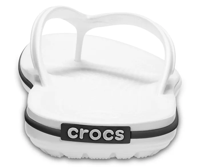 Crocs Unisex Crocband Flip Thong - White
