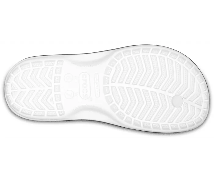 Crocs Unisex Crocband Flip Thong - White