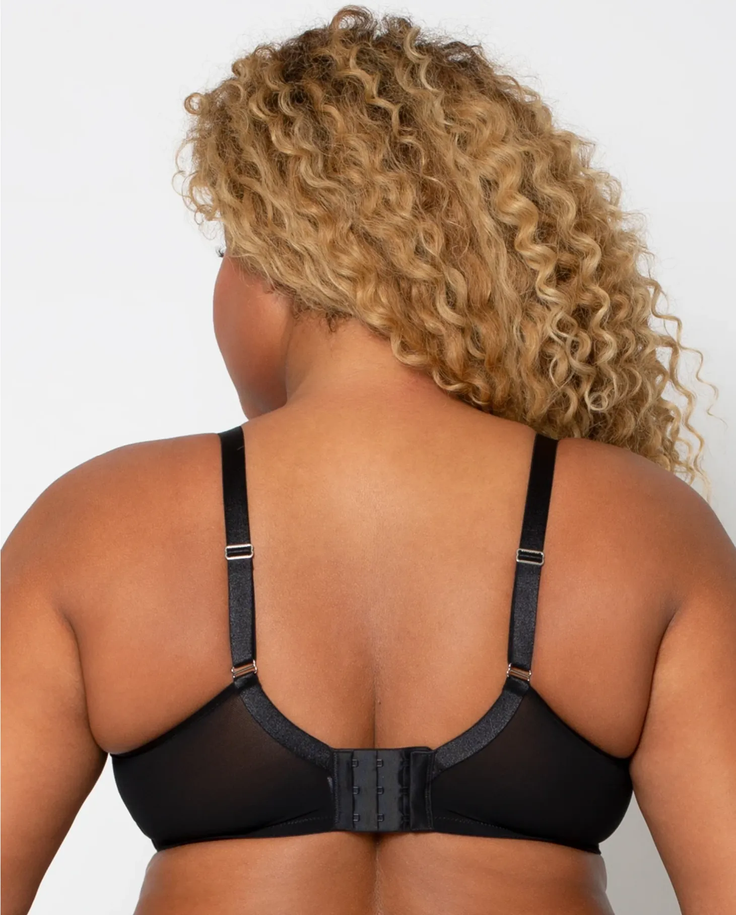 Curvy Couture Sheer Mesh Bra