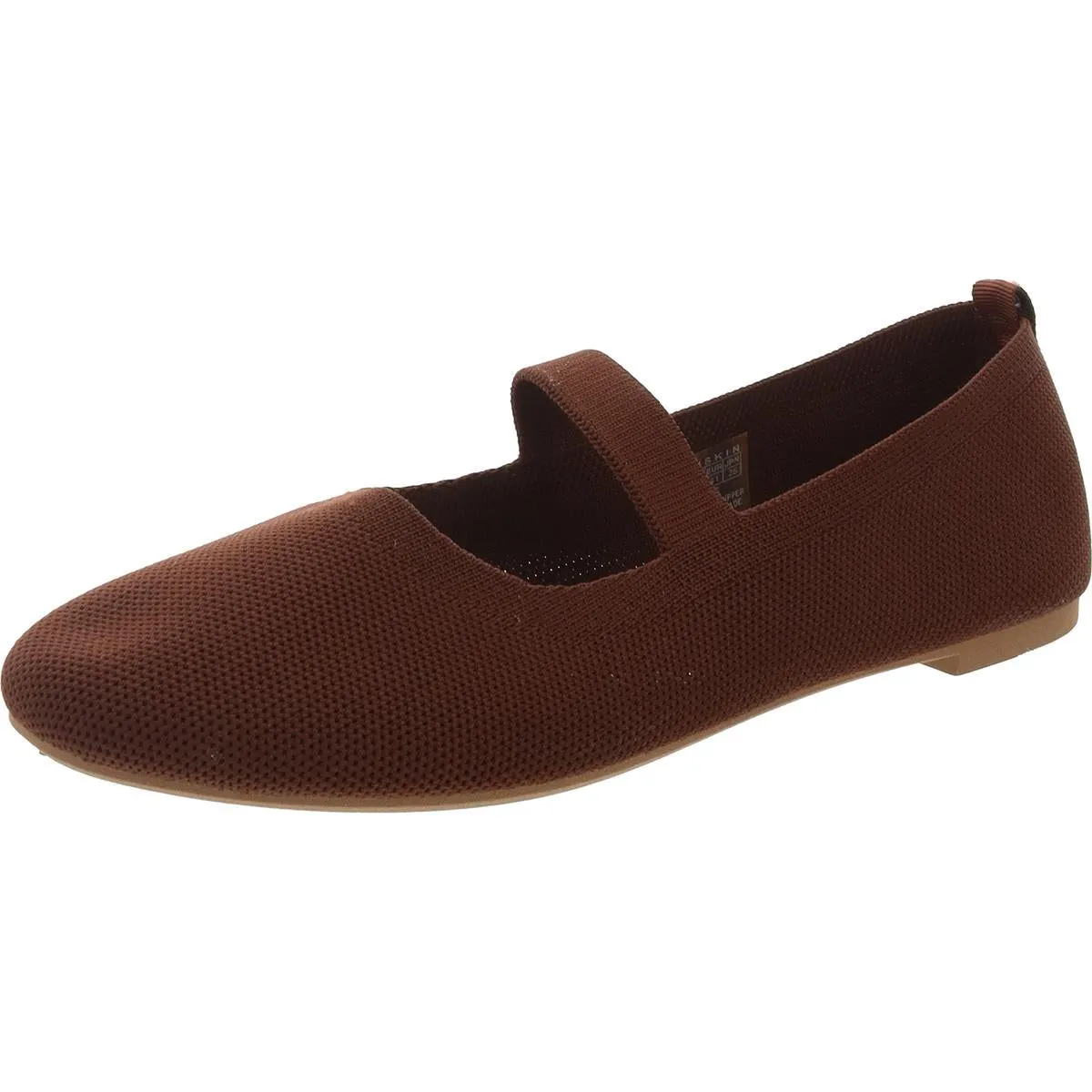 Danskin Womens Shine Knit Flat Ballet Flats