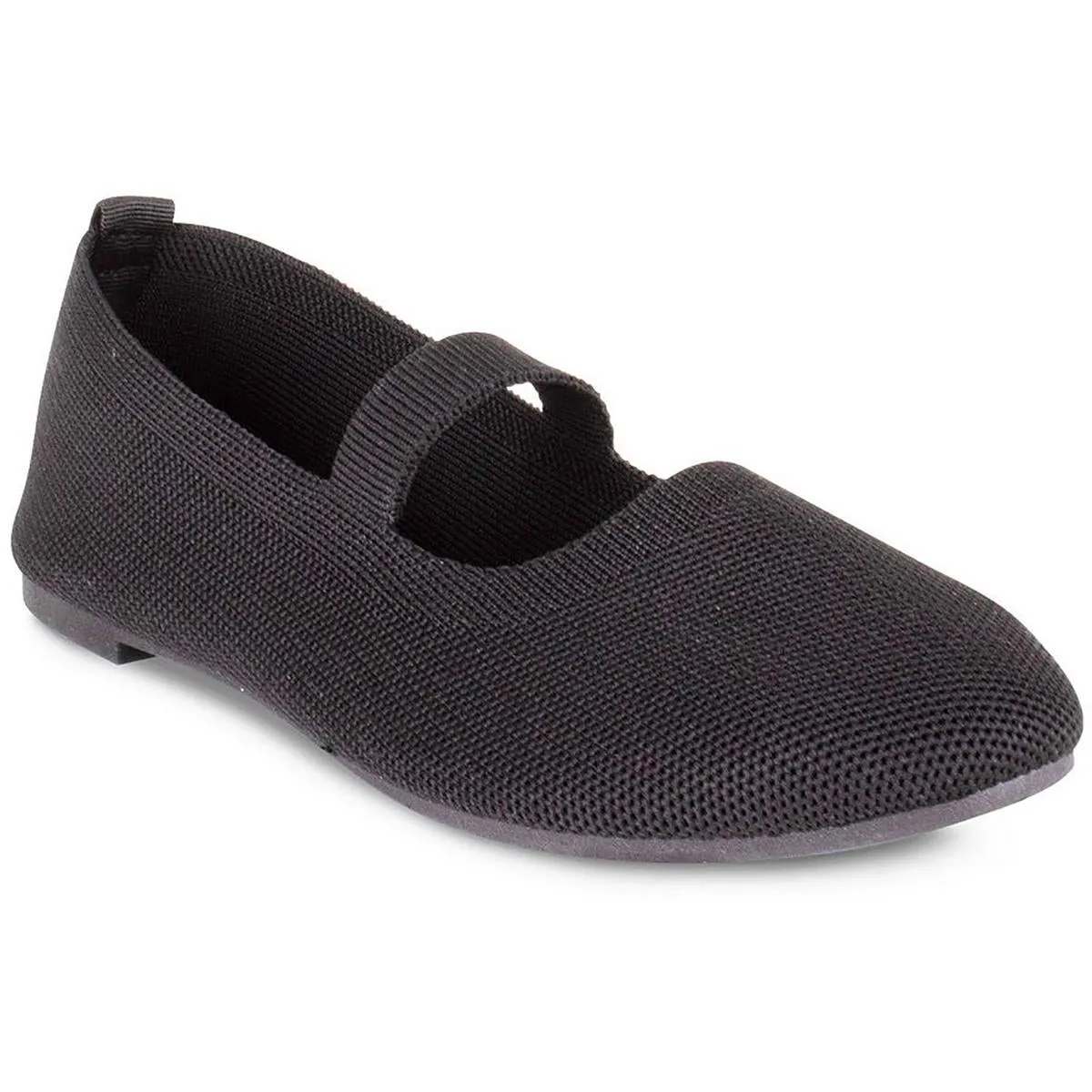 Danskin Womens Shine Knit Flat Ballet Flats