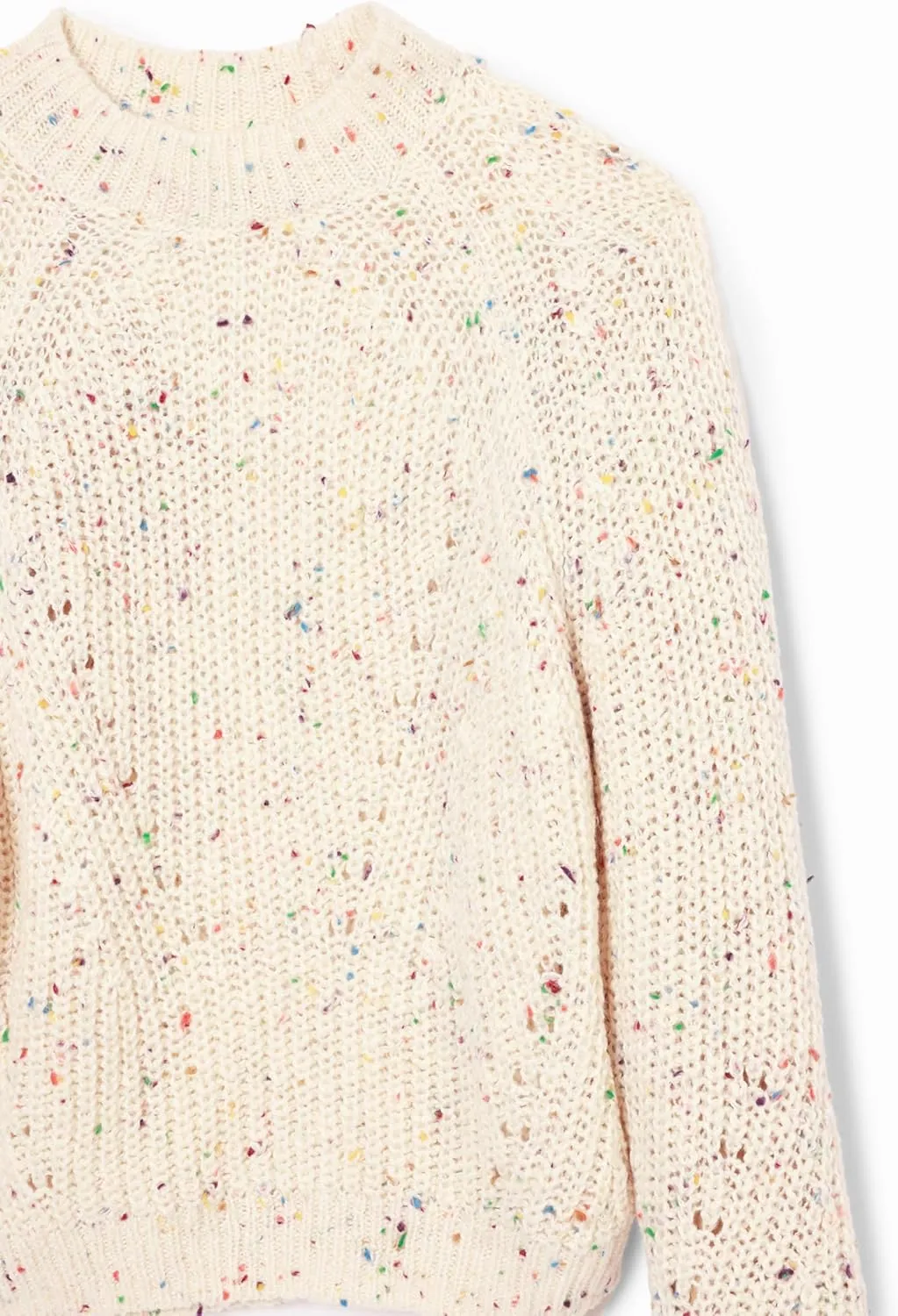 Desigual Women's Woman Flat Knit Thick Gauge Pullover