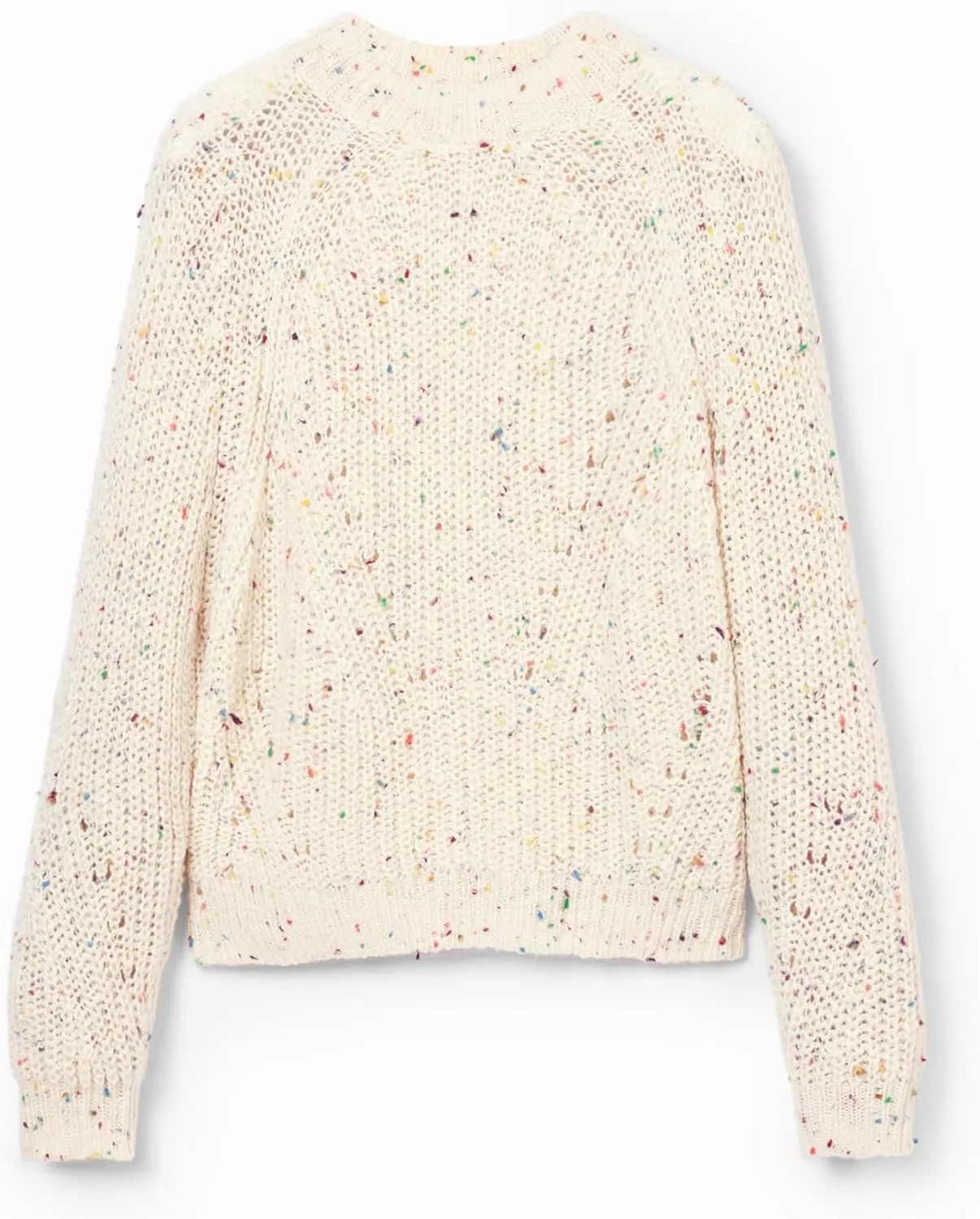 Desigual Women's Woman Flat Knit Thick Gauge Pullover