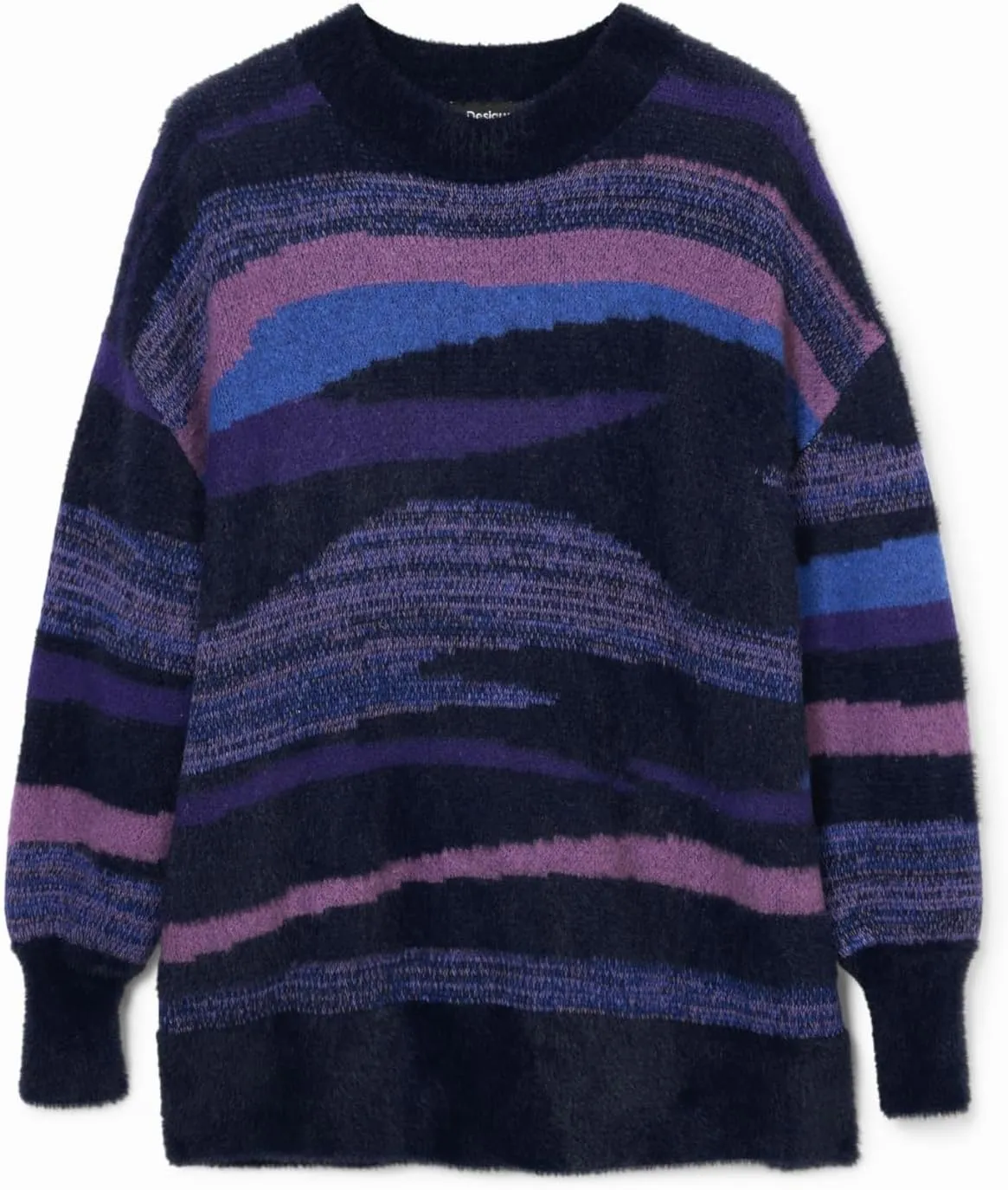 Desigual Women's Woman Flat Knit Thick Gauge Pullover