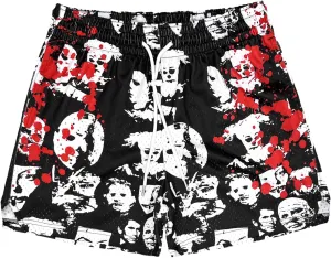 DIOTSR Mens Graphic Print Shorts Cool Mesh Basketball Shorts Casual Flat Front Shorts Summer Drawstring