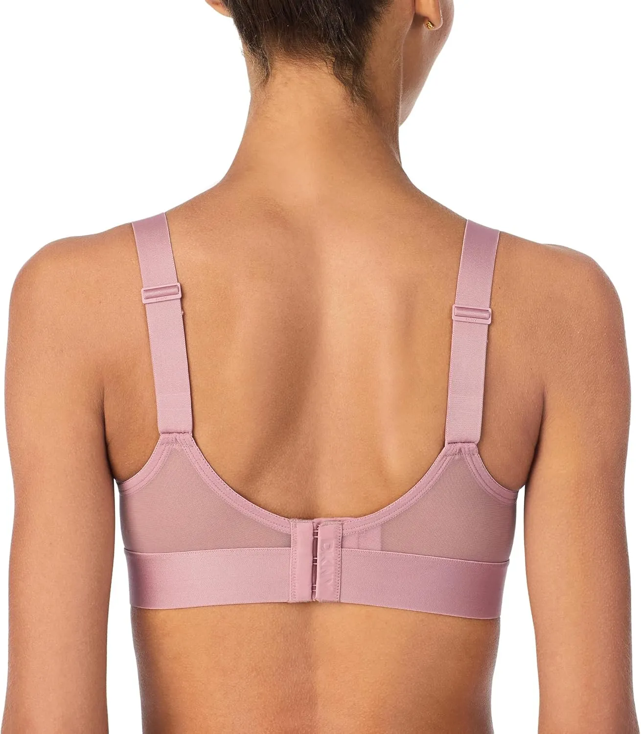 DKNY Women's Sheers Wirefree Softcup Bralette Bra