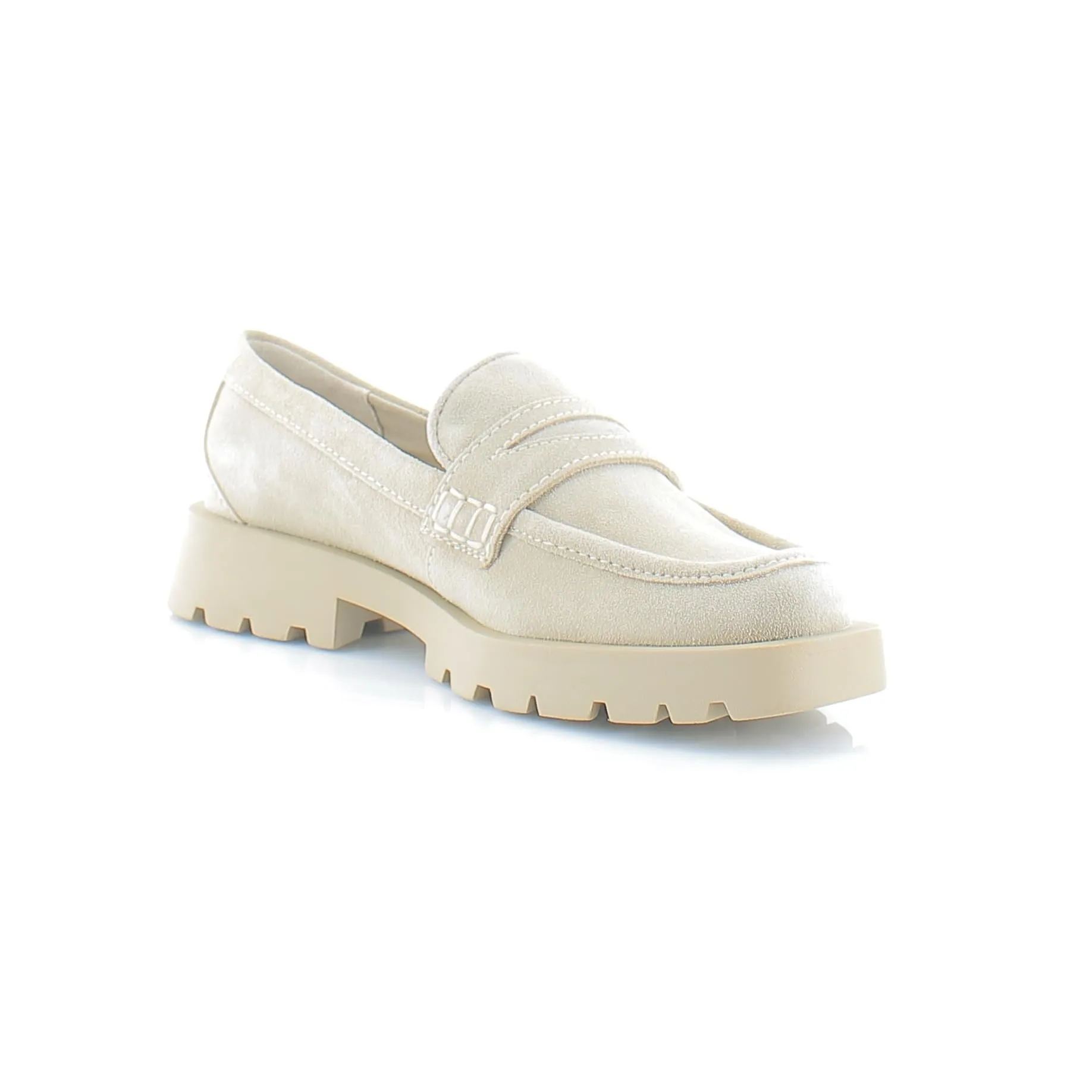 Dolce Vita Women's Elias Loafer, Dune Suede, 6.5