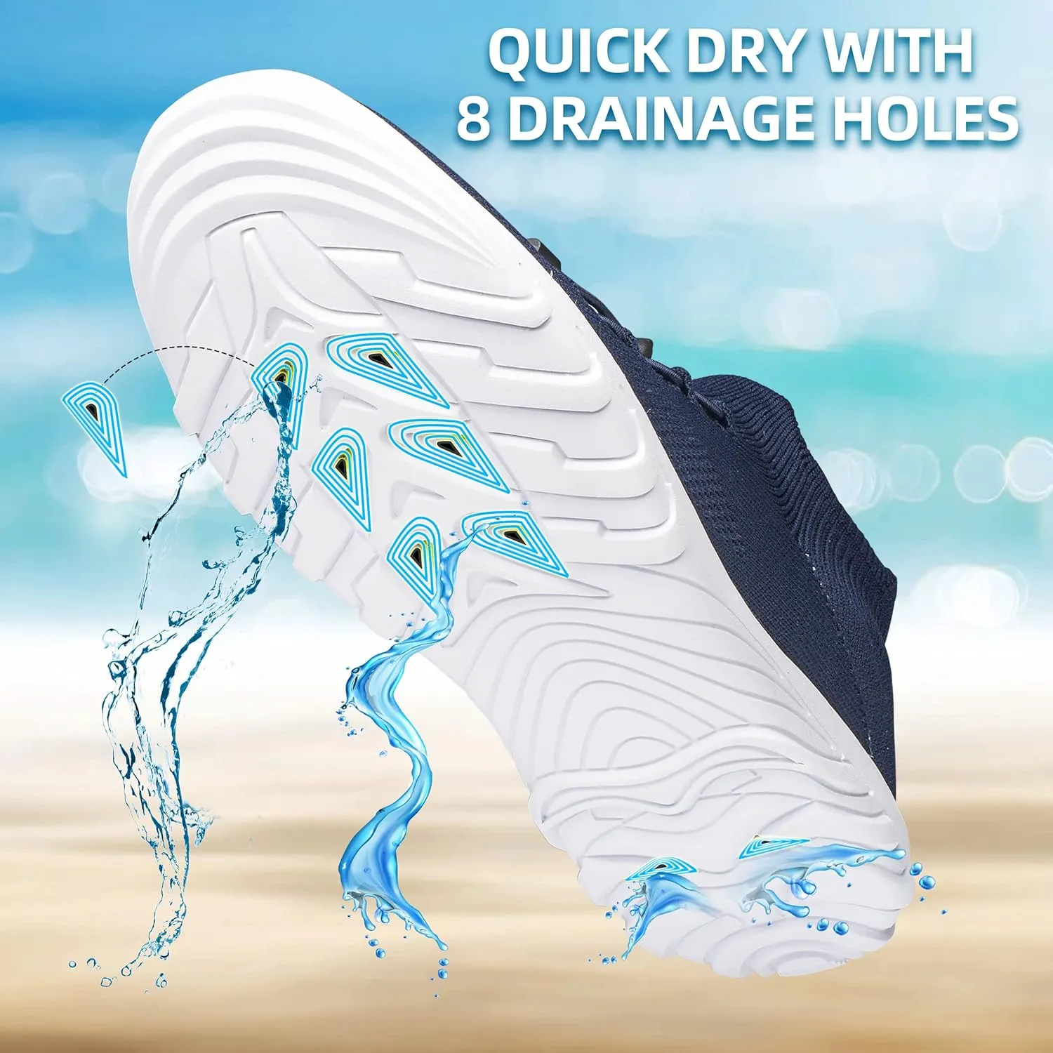 DOUSSPRT Womens Walking Shoes Slip On Hypersoft Sock Tennis Water Sneakers Casual Mesh Comfortable Athletic Breathable Running