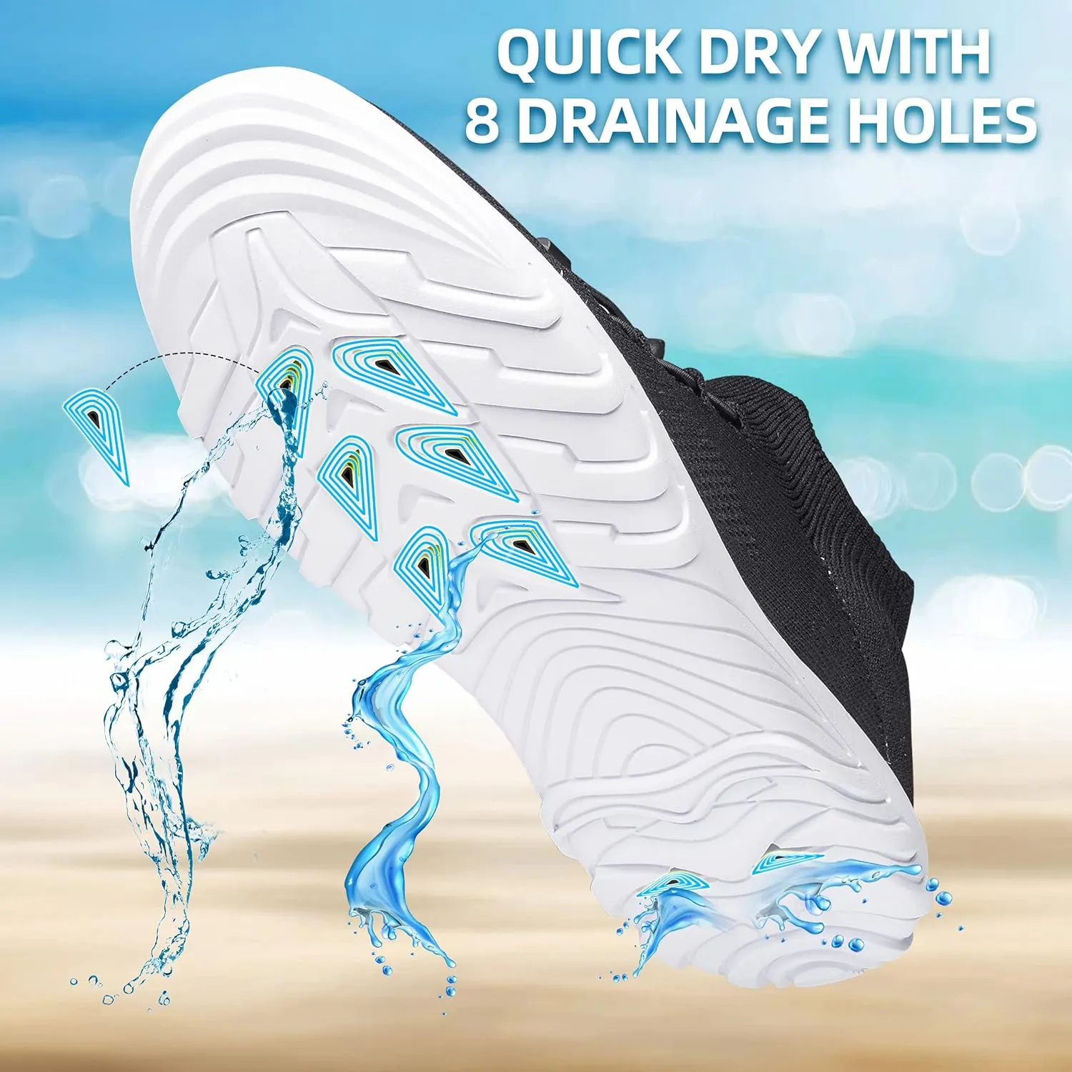 DOUSSPRT Womens Walking Shoes Slip On Hypersoft Sock Tennis Water Sneakers Casual Mesh Comfortable Athletic Breathable Running
