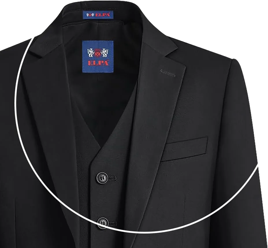 ELPA ELPA Boys Slim Fit Suit Kids Formal Suits Set for Boys Youth Suit Ring Bearer Outfit