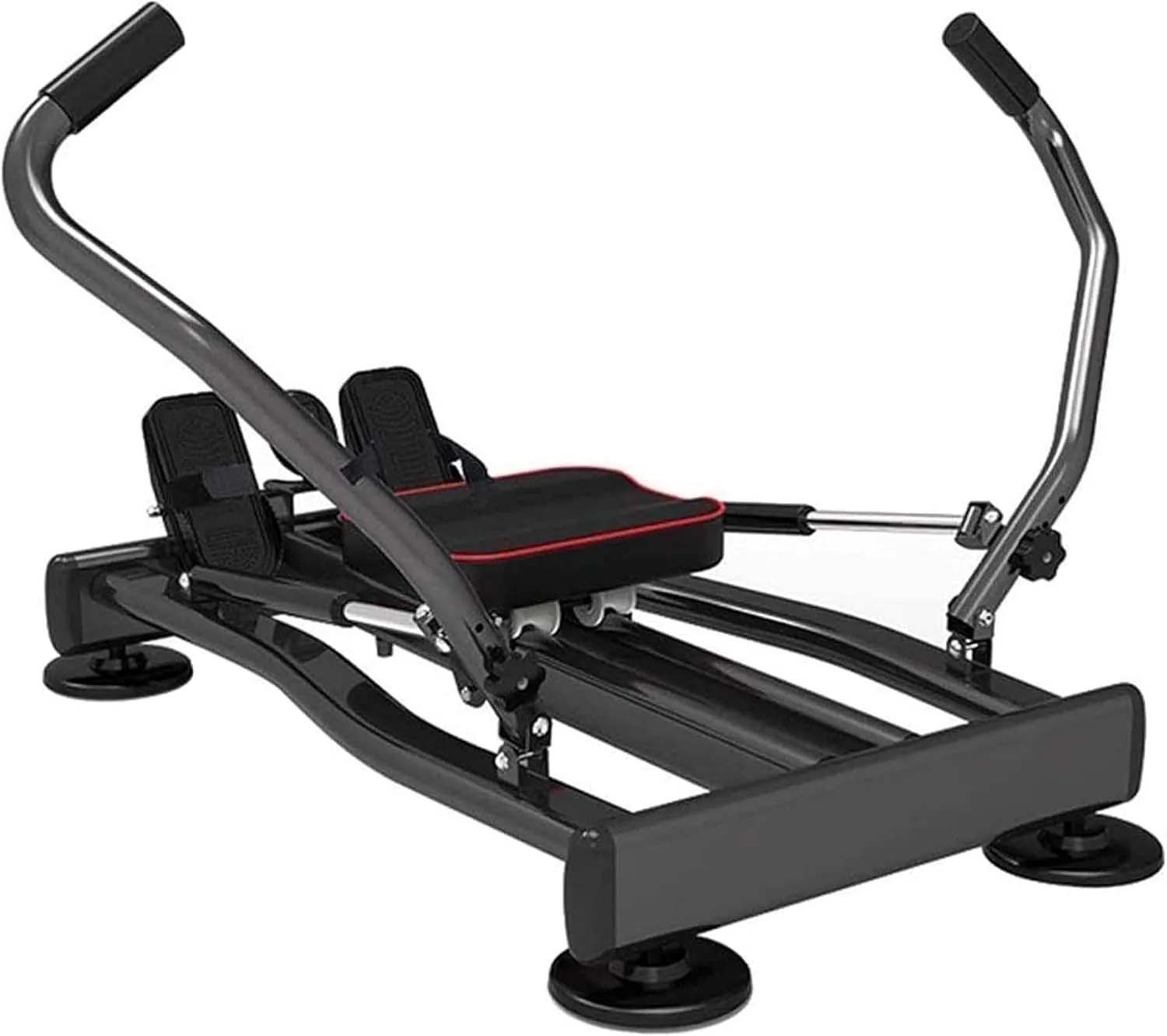 Equipment Home Gym Hydraulic Rowing Machine Multi Function Rowing Machine Muscle Swing Arm Training Device Full Body Sports Fitness Equ Mult(Exercise Fitness) (Black) (Black)