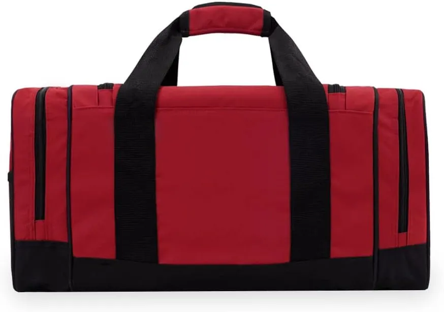Everest Luggage Sporty Gear Bag - Large, Red/Black, Red/Black, One Size