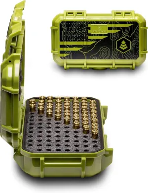 Evergreen Pistol Ammo Case Compatible with 5.7/9mm/.40/.380-100 Rounds Lockable USA Made