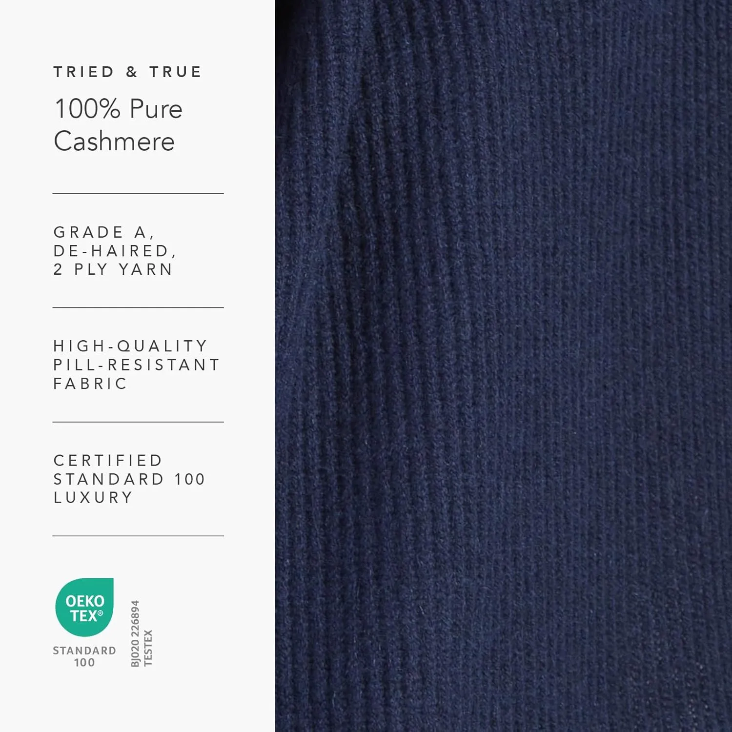 Fishers Finery Women's 100% Pure Cashmere Ribbed Hat Glove Set | Gift Box