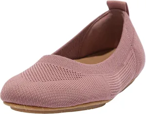 FitFlop Women's Allegro E01 Multi-Knit Ballet Pumps, Warm Rose - 8