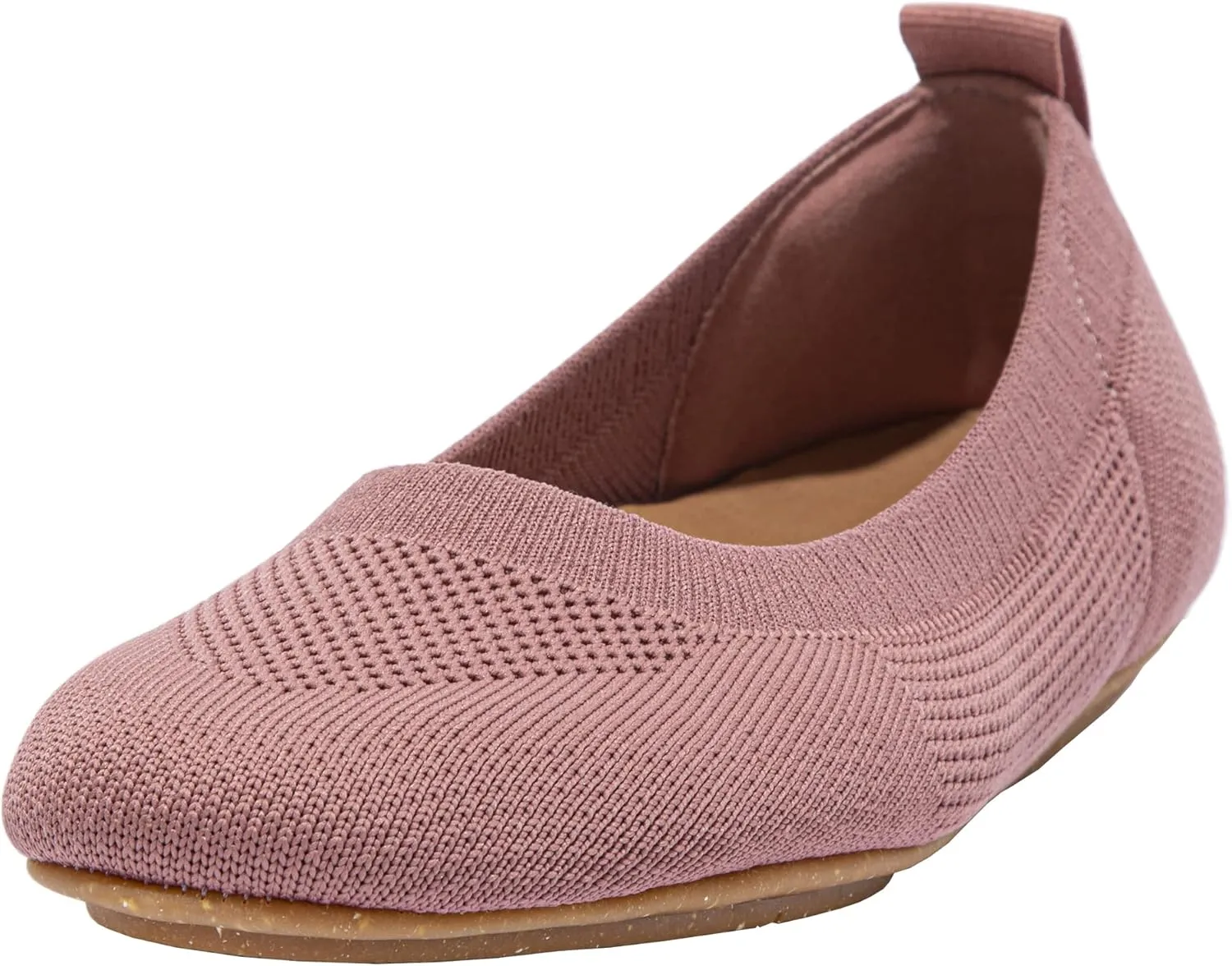 FitFlop Women's Allegro E01 Multi-Knit Ballet Pumps, Warm Rose - 8
