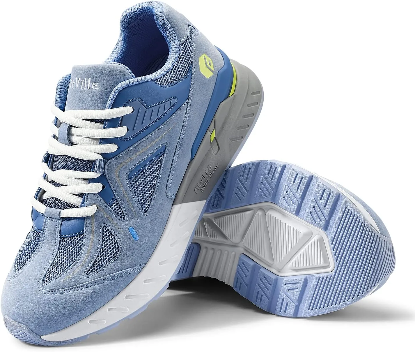 FitVille Women's Extra Wide Walking Shoes Wide Width Sneakers for Flat Foot Plantar Fasciitis Heel Pain Relief - Rebound Core
