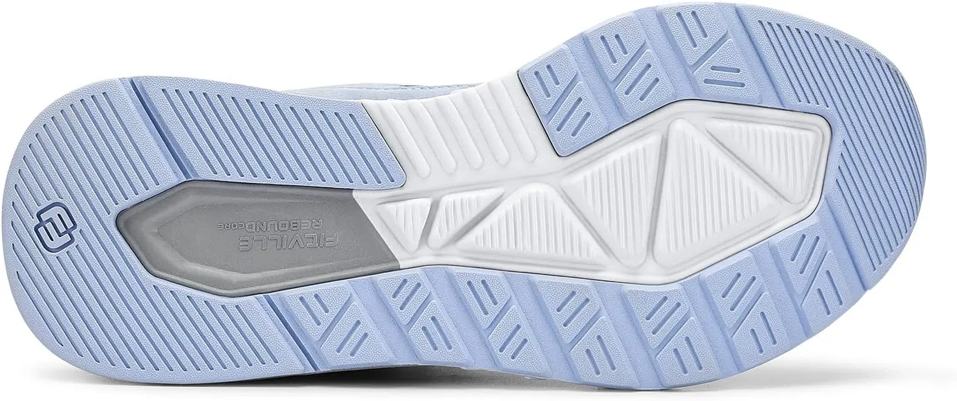 FitVille Women's Extra Wide Walking Shoes Wide Width Sneakers for Flat Foot Plantar Fasciitis Heel Pain Relief - Rebound Core