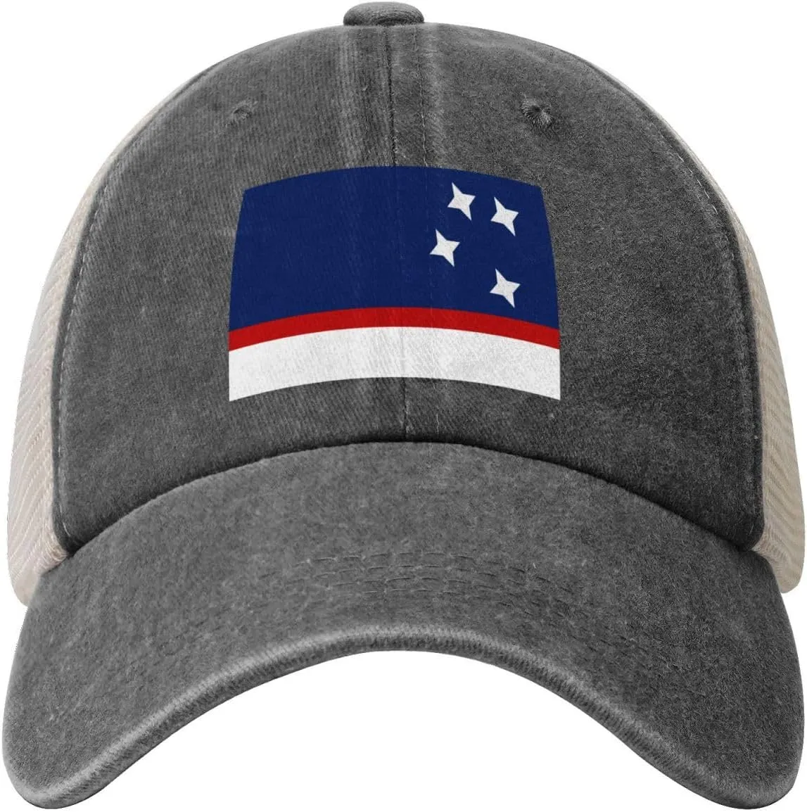 Flag of Patagonia Baseball Cap Women Men Mesh Back Denim Hat Vintage Trucker Hats Dad Caps