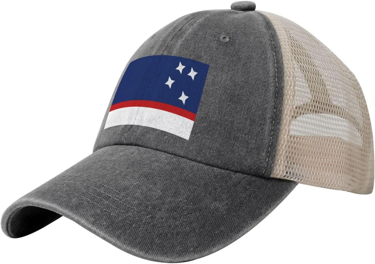 Flag of Patagonia Baseball Cap Women Men Mesh Back Denim Hat Vintage Trucker Hats Dad Caps