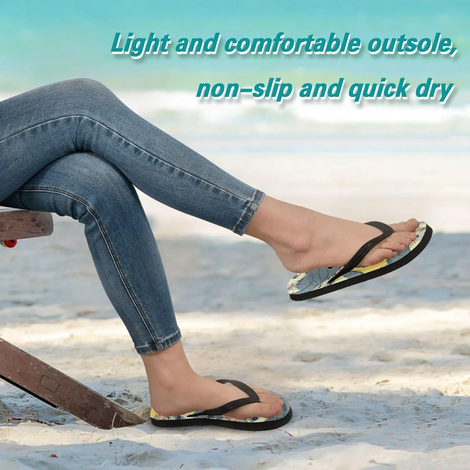 Flip Flops for Men Women Casual Summer Sandals Bathroom Shower Shoes