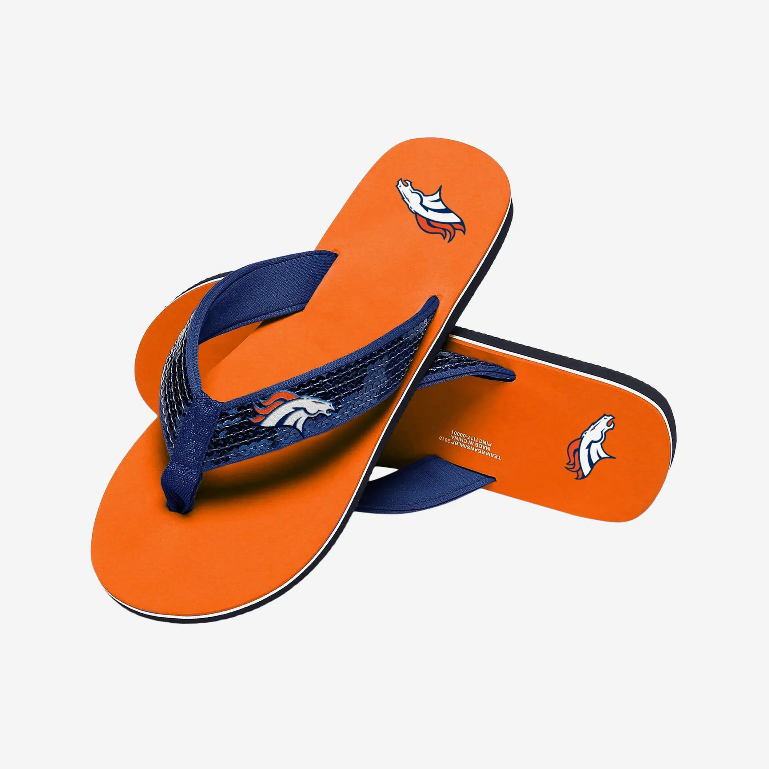 Flip Quick offer Broncos Minimalist Womens Denver Flop Sequin